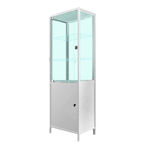 Шафа ШМ-1С медичний із сейфом скло, розбірна ТМ ОМЕГА